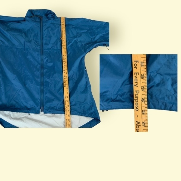 REI Jacket Blue Windbreaker Full Zip Unisex Size Large Vented Pockets T194 - Picture 13 of 14